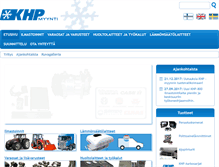 Tablet Screenshot of khp-myynti.fi